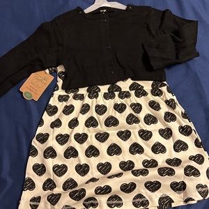 Cardigan Dress Set